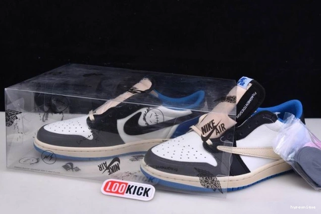 HYPE Travis Retro Jordan 1 x x Scott Fragment Design DM7866-140 Low Air 0708